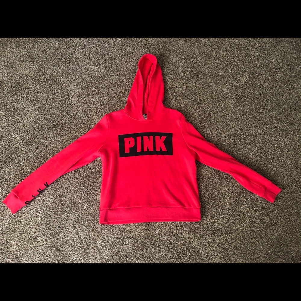 VS pink hoodie